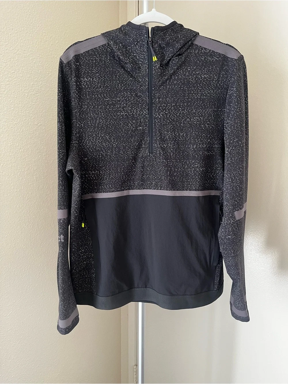 Lululemon x Robert Geller 1/2 Zip Pullover Hoodie Heather Grey Moonphase Size M